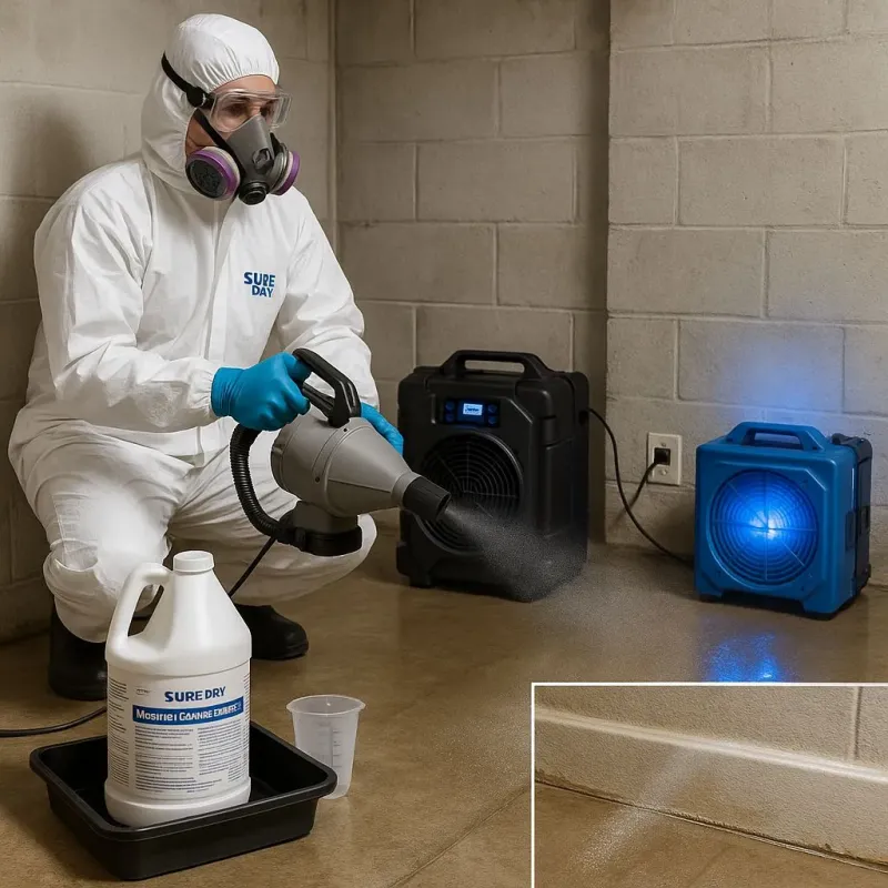 Sanitization and Odor Removal process in Woodbridge, VA
